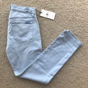 🆕 NWT 7 For all mankind light blue jeans